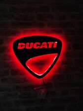 Ducati Wall Decor Ducati Lighted Wall Sign Garage Sign Motor Fan Motor Decor