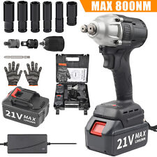 Cordless Electric Impact Wrench Gun 12 High Power Driver With Li-ion Battery