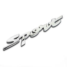 1x 3d Metal Chrome Sport Racing Logo Car Trunk Fender Emblem Badge Decal Sticker