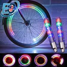 24 Led Bike Wheel Light Bicycle Car Motorcycle Tire Valve Stem Cap Spoke Lamp