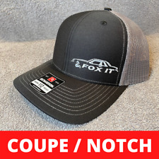 Foxbody Ford Mustang Coupe Fox It Snapback Hat Blackgrey