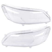 Clear Headlight Lens Cover Headlamp Lenses Leftright For Honda Accord 2013-2015