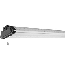 4ft Led Shop Light 10000 Lumen With Motion Sensor Steel Tread Plate