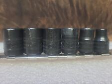 Snap On Imf Series 6 Piece 38 Drive 6 Point Shallow Impact Sockets Usa