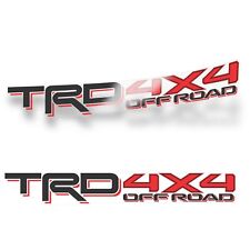 Trd 4x4 Off Road Decal Compatible With Toyota Tacoma Tundra Set Of 2