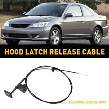 Hood Latch Release Cable Wpull Handle 74130s5da01za For 2001-2005 Honda Civic A