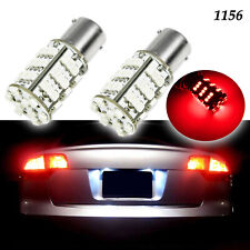 2x Red 1156 Led Projector Vehicle Brake Bulb Tail Light P21w 1619 5009 1141 7527