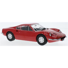In Stock - Mcg 118 Scale Diecast Model Car - 1969 Ferrari Dino 246 Gt - Red