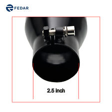 Fedar 2.5 Inlet 4 Outlet 18 Long Rolled End Angle Cut Truck Exhaust Tip
