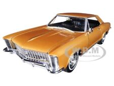 1965 Buick Riviera Gran Sport Gold 124 Diecast Model Car By Welly 24072