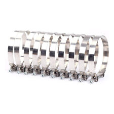10 X 4 Inch Stainless Steel T-bolt Clamp Turbo Coupler Intake Piping Tbolt Pipe