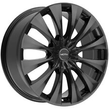 Motiv 436b 17x7.5 5x4.55x120 42mm Gloss Black Wheel Rim 17 Inch