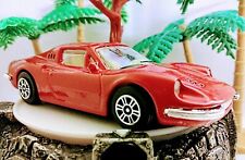 Vintage 1969 Ferrari Dino 246 Gt Model Car 143 Diecast Car Vehicle Gift Red 
