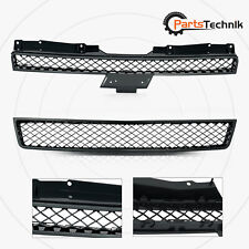 For 2007-14 Tahoesuburbanavalanche Grille Black Front Bumper 22830013 15835084