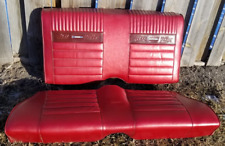 Rear Seat Red Pony Ford Mustang Coupe 1965 65 66 1966 1964 64 67 68 1967 1968