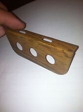 Small Dash Switch Panel Hot Rat Rod Scta Guage Wood Boat Instrument 3 Triple