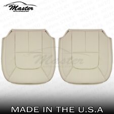Fits 2008 - 2016 Volvo S80 Driver Passenger Bottom Perforated Beige Seat Cover