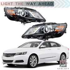 Headlights For 2015-2020 Chevy Impala Projector Hidxenon Black Rightleft Side