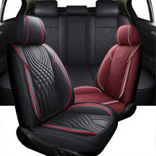 For Volkswagen Leather Car Seat Covers Front Rear Full Set Cushion 25-seaters