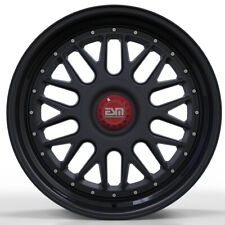 Esm-004m Bk Wheels Rims 19x11 19x8.5 5x130 Porsche 996 Turbo Requires Spacer