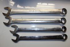 Snap-on Tools 12-point Sae Combination Wrench Set Large Wrench Lot 4pcs Usa