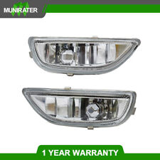 Pair Of Fog Lights Clear Lens Front Driving Lamps For 2001 2002 Toyota Corolla