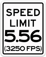 5.56 Gun Meme -speed Limit 3250 Fps Quote Image Sticker