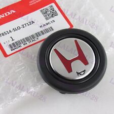 Silver Jdm Horn Button For Momo Steering Wheel For Honda Acura Nsx Eg6 Ek9 Dc2