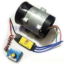 12v Car Electric Turbine Turbo Charger Tan Boost Intake Fans Speed Control Esc