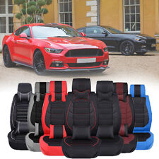 For Ford Mustang Gt Focus Luxury Top Leather Car Seat Covers 25-seats Cushion