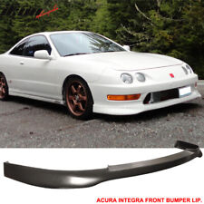 Fits 98-01 Acura Integra Type R Tr Style Front Bumper Lip Spoiler Unpainted - Pu