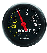 Auto Meter 2601 Z-series Vacuum 30 Inhg Boost 20 Psi Mechanical Gauge 2 116