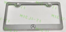 3d Mercedes Benz Raised Emblem Stainless Steel License Plate Frame Rust Free
