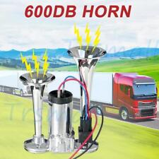 Super Loud Dual Trumpet Train Air Horn Compressor Kit For Truck Rv Car Boat 12v