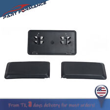Front Bumper Guards Pads License Plate Frame Bracket For 2018-2020 Ford F-150
