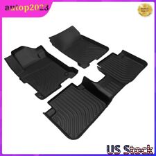 For 2013-2017 Honda Accord All-weather Tpe Floor Mats Cargo Liners Carpets