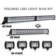 52 Inch Led Offroad Light Bar 22 Inch 4x 4 Pods For Suv Van Ford Jeep Truck