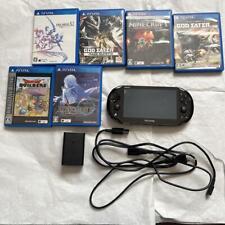 Ps Vita Pch-2000 Sony Playstation Black Console With Charger Used