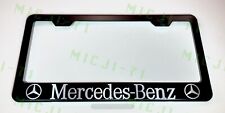 Mercedes Benz With Logo Stainless Steel License Plate Frame Holder Rust Free