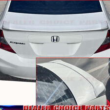 2012 2013 2014 2015 Honda Civic 4dr Lip Factory Style Spoiler Wing Unpainted