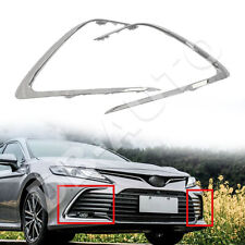 For 2021 2022 Toyota Camry Le Xle Chrome Front Bumper Grille Strip Trim Molding