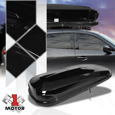 78x31x15 Glossy Cargo Top Carrier Luggage Rooftop Mount Storage Box Wlock