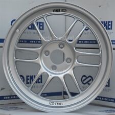 17x7 4x100 43 Offset Enkei Japan Rpf1 Silver 12 Spokes Sport Wheels Set Of 4