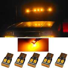 5x Amberyellow Led Cab Roof Clearance Marker Lights For Chevrolet Silverado