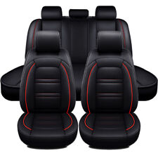 For Chevrolet Faux Leather Car Seat Cover Protector 5-seats Front Rerar Full Set