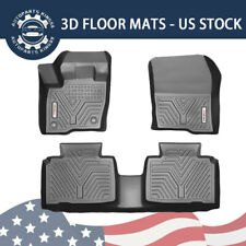 Floor Mats For 2015-2024 Ford Edge Front Rear All Weather Tpe Rubber Liners 3pcs