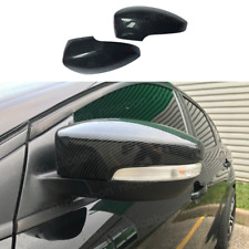 2pc Carbon Fiber Color Rearview Mirrors Cover Fit For Ford Focus 2012-2018