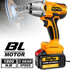 1800nm Cordless Electric Impact Wrench 12 High Power Driver Li-ion Battery