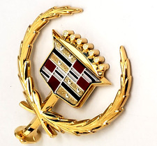 Nos 80 85 Cadillac Seville Gold Hood Ornament Emblem Gm 81 82 83 84 Trim Molding