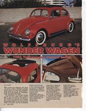 1956 Volkswagen Vw Beetle 5 Pg Color Article